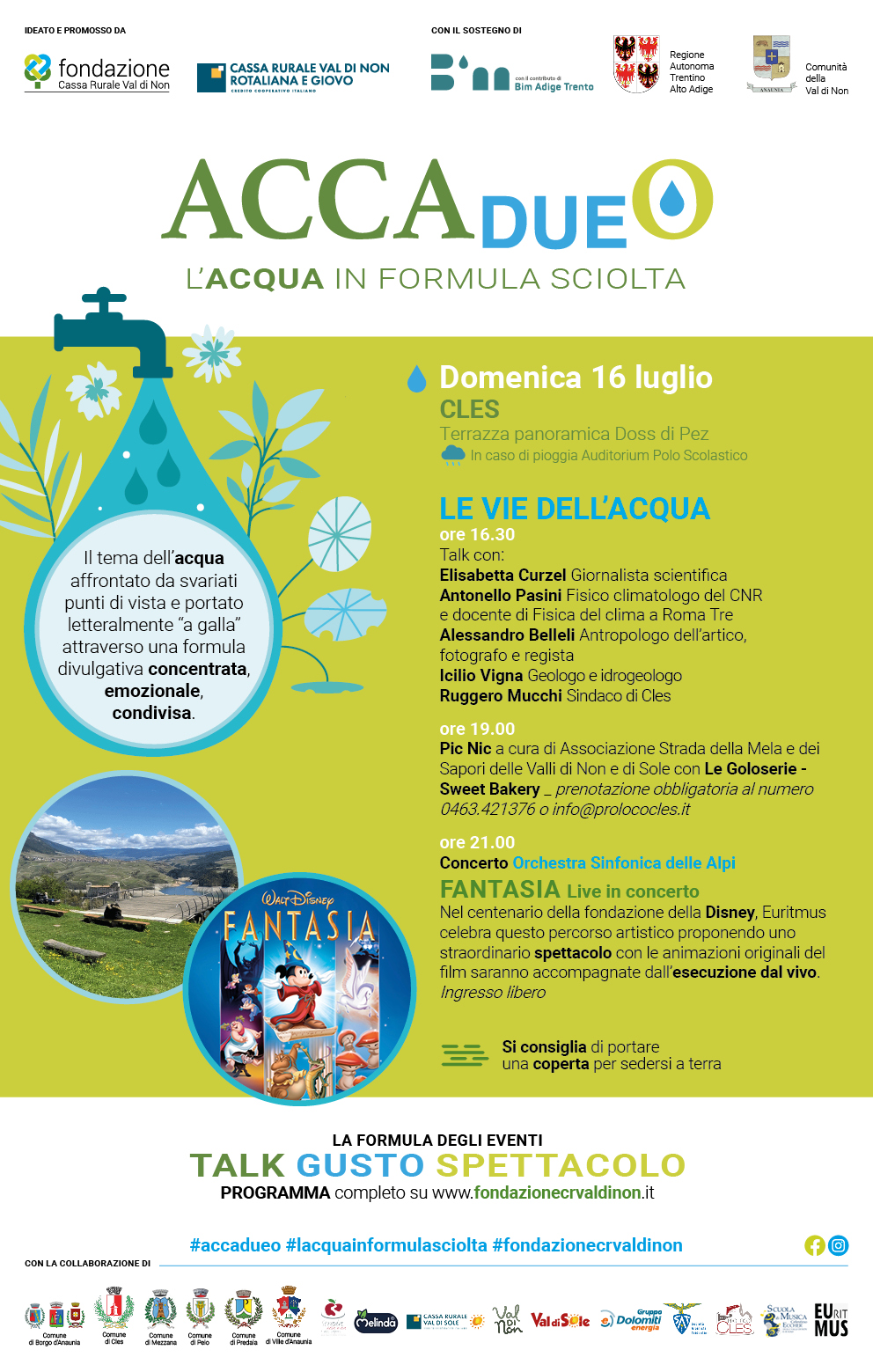 Locandina Accadueo 16 Luglio Cles